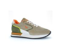 Harmont & Blaine Sneakers Pelle con Logo Bassotto Beige