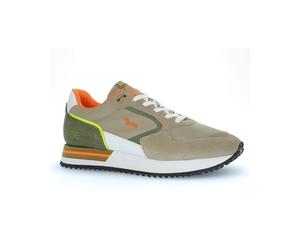 Harmont & Blaine Sneakers Pelle con Logo Bassotto Beige