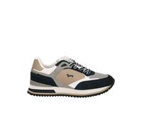 Harmont&Blaine Sneakers Uomo in Pelle e Tessuto EFM251.050.6550 8051971461668 - Blu Grigio 42