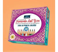 Harmony Design Mandala Art Box Parte 4 - Parti per un viaggio celeste con 18 disegni mandala cosmici e 10 matite vivaci per accendere la tua creatività!