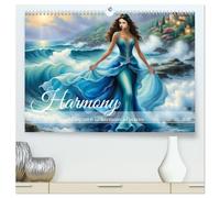 Harmony - Elegance in harmony of waves (High Quality Premium Wall Calendar 2026 DIN A2 landscape),CALVENDO 12 Month Wall Calendar: A year where the waves meet fashion.