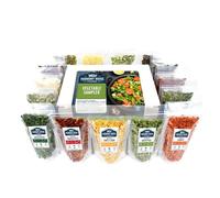 Harmony House - Campionatore di verdure disidratate, confezione da 15 pezzi, sacchetti richiudibili con cerniera, per cucinare, campeggio, forniture di emergenza e altro ancora