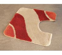 Harmony Macadamia Tappeto Wc Con Scollatura 55x55cm. Altezza Pavimento: