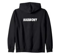 Harmony Statement World Peace Advocate Uomini Donne Distressed Felpa con Cappuccio