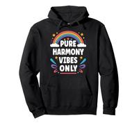 Harmony Vibes Only Cute Retro Girls Harmony Name Felpa con Cappuccio