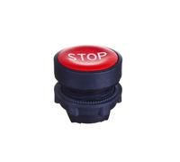 ZB5AA434 Interruttore: Pressione 22mm Asta.Pos: 1 Rosso Mancanza IP66 Piatto ...