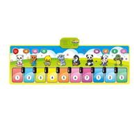 HarmonyJump Tastiera da pavimento musicale - Coperta da gioco Pad audio digitale che supporta la coordinazione del movimento di istruzione precoce Esplorazione audio Attività elettronica giocattolo