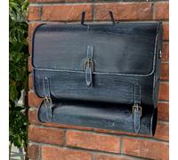 Harms Briefkasten Briefpost Zeitung Rolle Fach 1 Nero Blu da Parete