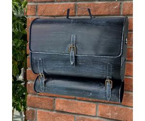 Harms Briefkasten Briefpost Zeitung Rolle Fach 1 Nero Blu da Parete