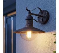 Harms LED Lampada Parete Esterna IP44 Ottica Ruggine 27,2 cm E27 7W 230V
