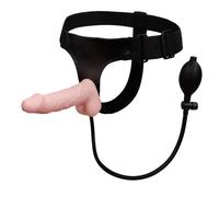 HARNESS dildo realistico GONFIABILE pene sex toy shop strap-on vibratore mod.15