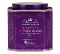 Harney and Sons Tower of London, Flavoured Black 30 Sachets per Tin, 1 Pack