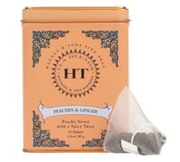 Harney & Sons Peaches e lattina di tè allo zenzero - caffeina e alta qualità, grande idea presente - 20 bustine da 1,4 once