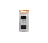 HARO Lacci sportivi, 2 paia, a scelta, 90 o 120 cm, in bianco o nero, adatti per ogni scarpa sportiva, Nero, 120