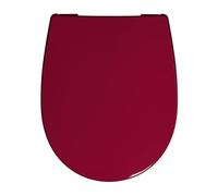 HARO sedile WC Passat c0202y con coperchio e cerniera eccentrica in acciaio inox, sistema SoftClose, 1 pz, rosso, 527905