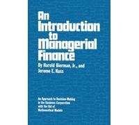 Harold Bierman Jr Jerome E. Has An Introduction to Managerial Financ (Tascabile)