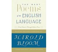 Harold Bloom The Best Poems of the English Language (Tascabile)