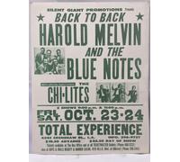 Harold Melvin & The Blue Notes The Chi-Lites Concert Playbill Poster Silenzioso