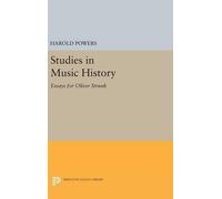 Harold Powers Studies in Music History (Copertina rigida)