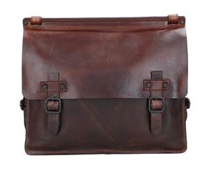 Harold's Aberdeen Messaggero Pelle 37 cm Scomparto per laptop marrone