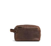 Harold's Antic Borsa da toilette marrone, pelle, 25 x 15 x 12cm