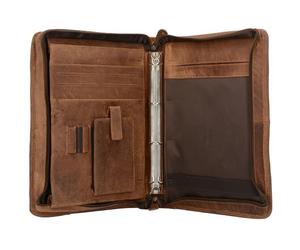 Harold's Astuccio da scrittura Antico in pelle 34 cm marrone