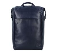 Harold's Zaino da giorno Caugio Pelle 39 cm con scomparto per laptop Blu Uomo
