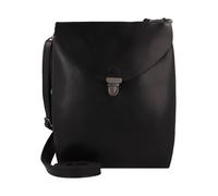 Harold's Fold Mini Borsa Borsa a tracolla Vera Pelle 17 cm nero