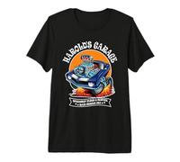 Harold's Garage Hotrod Car Design per Il Nome Harold Maglietta Premium