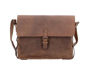 Harold's Messenger antico in pelle 35 cm marrone