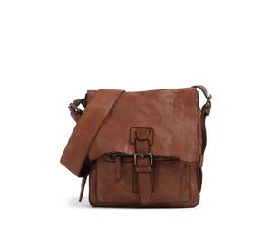 Harold's Submarine Borsa a tracolla marrone, pelle granulata, uomo