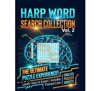 HARP Word Search Collection: Vol. 2: 30 New Themed Puzzles - Large Print with Solutions