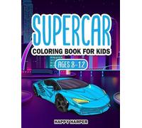 Harper Hall Supercar Coloring Book (Tascabile)