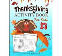 Harper Hall Thanksgiving Activity Book For Kids (Tascabile)