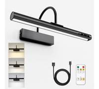 HARPER LIVING Lampada ricaricabile con telecomando, dimmerabile e 3 temperature di colore, lampada da parete a batteria con timer e memoria, lampada a LED per bersaglio per bersaglio foto, galleria,