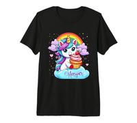 Harper Name - Unicorno Personalizzato con Cupcake Maglietta Premium