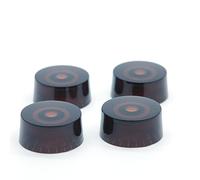 harpfeas Set di 4 manopole per chitarra elettrica, per controllo del volume, velocità, tono, compatibili con Les Paul LP Style, set di ricambio (ambra)