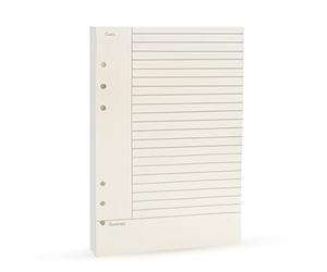 Harphia A5 A6 A7 foglie sfuse notebook refill spirale Binder planner pagina interna interno Paper Dairy Weekly Monthly Plan to Do Line DOT Grid A5 Cornell