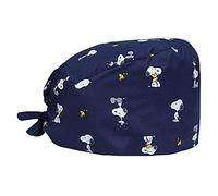 Harpily Berretto Chirurgico in Cotone Berretto Infermiera con Fascia Regolabile Cappello con Stampa Coda di Cavallo per Cuffietta Chirurgica Cuffia Infermiera Bandana Chirurgiche
