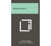 Harpo Marx Rowland Barber Harpo Speaks (Copertina rigida)