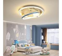 Harpochten Plafoniera a LED Lampada da soffitto moderna Dimmerabile con telecomando 3000K-6000K Lampada for cameretta for bambini Camera da letto decorativa Superficie lunare Lampadario design astrona