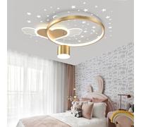 Harpochten Plafoniera A LED Moderna Lampada For Cameretta For Bambini Dimmerabile Con Telecomando 3000K-6000K Lampada Da Soffitto Cameretta Amore Cuore Design Plafoniera Soggiorno Lampada Sala (Color