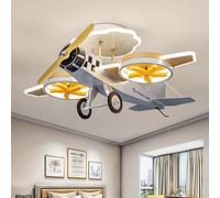 Harpochten Plafoniera For Cameretta For Bambini Lampada Da Soffitto For Aereo A LED Dimmerabile Con Telecomando Lampada A Sospensione Moderna For Ragazzi E Ragazze Lampade Da Camera Soggiorno Studio S