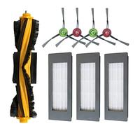 HARPRA Filtro / Kit di spazzole di ricambio per ECO-VACS DEE-BOT 900 DN5G Robot Vacuum Parts (8 pz/set)