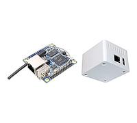 HARPRA Per Scheda di Sviluppo Arancione Pi Zero LTS 512MB + Custodia Protettiva Bianca, Set Singolo Board Open Source H3 Quad Core