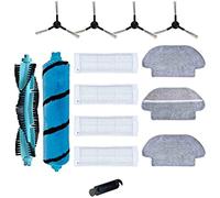 HARPRA Pezzi di ricambio per Xiao-Mi Proscenic M6 Pro Mi robot aspirapolvere P Mop Pro Viomi V2 V3 SE filtro HE-PA panno lato mop rullo spazzola aspirapolvere accessori (Cyan Set)