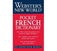 Harraps Webster's New World Pocket French Dictionary (Tascabile)