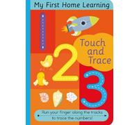 Harriet Evans Touch and Trace 123 (Libro di cartone) My First Home Learning