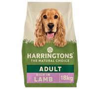 Harrington's, cibo secco completo per adulti a base di agnello e riso per cani, 18 kg, realizzato con ingredienti completamente naturali