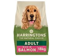 Harrington's Complete Dry Dry Dog Food per adulti, salmone e patate, 18 kg, realizzato con ingredienti completamente naturali